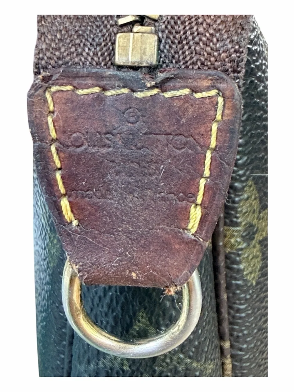 Louis Vuitton Pochette Accessories Monogram Canvas AR1919 Vintage 1999 No Strap